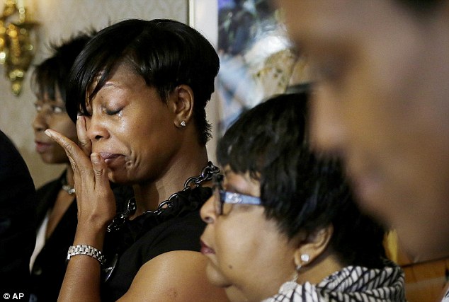 Real tears Lisa Johnson left one of the plaintiffs filing a lawsuit over their ejection from a Napa Valley Wine Train wipes her eyes during a news conference on Thursday in San Francisco