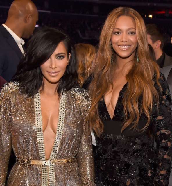 Kim Kardashian and Beyonce