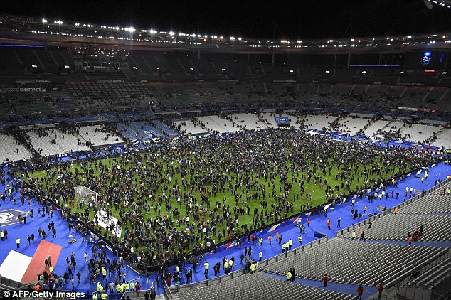 The France v Germany friendly international football match was abandoned after three jihadists blew themselves up outside the ground as part of a number of attacks in Paris which killed 130 people