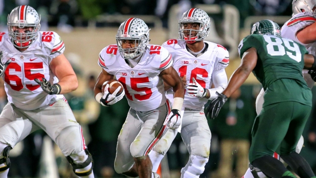 Ohio State topped Michigan State in a high-scoring affair last season