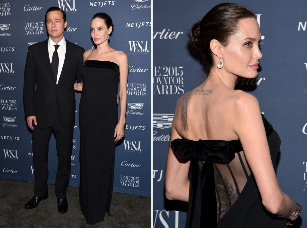 Brad and Angelina at the WSJ Innovator Awards