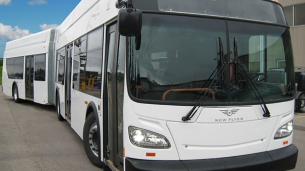 Bus manufacturer New Flyer announced Tuesday they are purchasing Motor Coach Industries