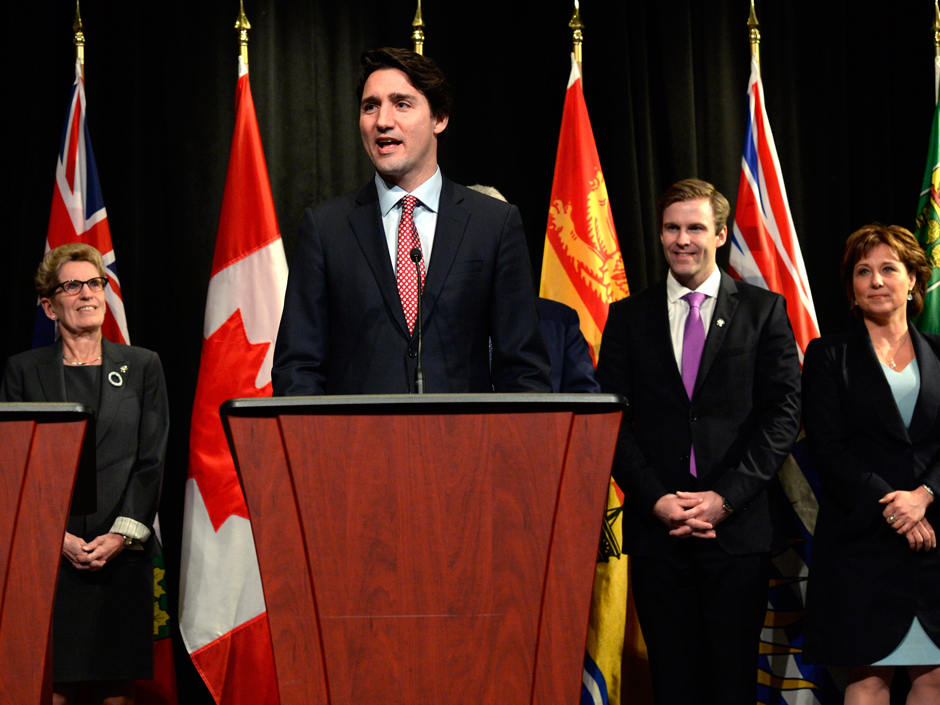 First Ministers meeting at the Canadian Museum of Nature in Ottawa on Monday Nov. 23 2015