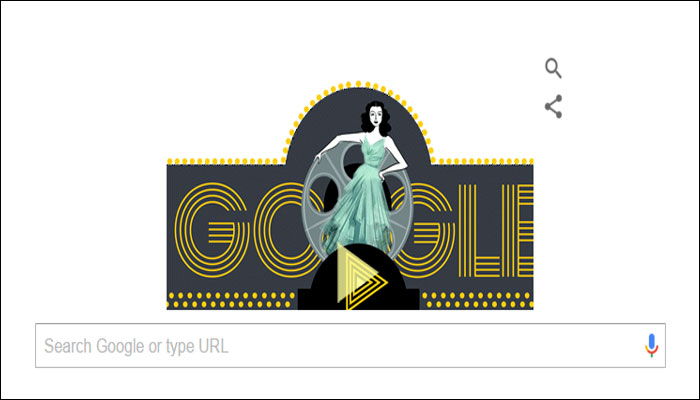 Google doodles Austrian actress and inventor Hedy Lamarr on her 101st birth anniversary