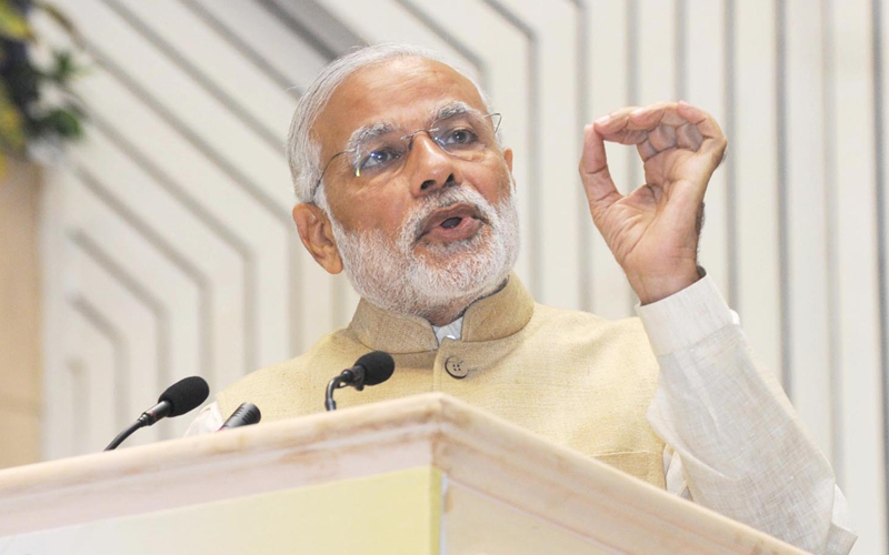 Prime Minister Narendra Modi today addressing at the Delhi Economics Conclave 2015