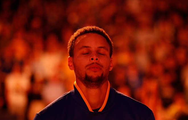 Warriors point guard Stephen Curry