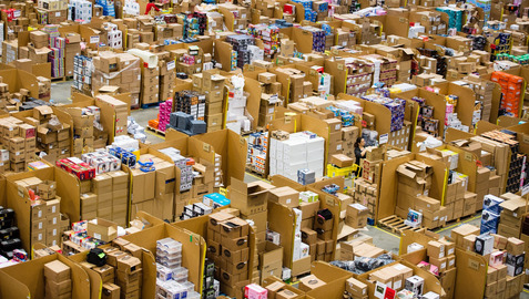 The Amazon Fulfilment Centre prepares for Black Friday