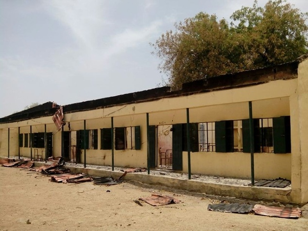 The Chibok public school where more than 200 schoolgirls have been abducted by Boko Haram Islamists