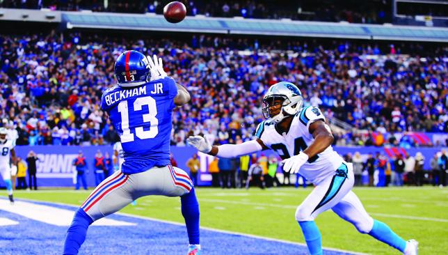 Catch of the day Josh Norman can’t get to Odell Beckham Jnr