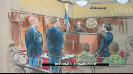 Sergeant Bowe Bergdahl was arraigned on Tuesday on charges of desertion and misbehavior before the enemy