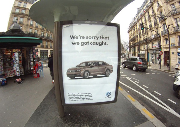 Brandalism posters in Paris displayed on the climate change conference