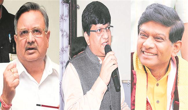 Chhattisgarh bribe charge Cong seeks CM’s sacking BJP hits back
         
          
      
         Raman Singh Puneet Gupta and Ajit Jogi