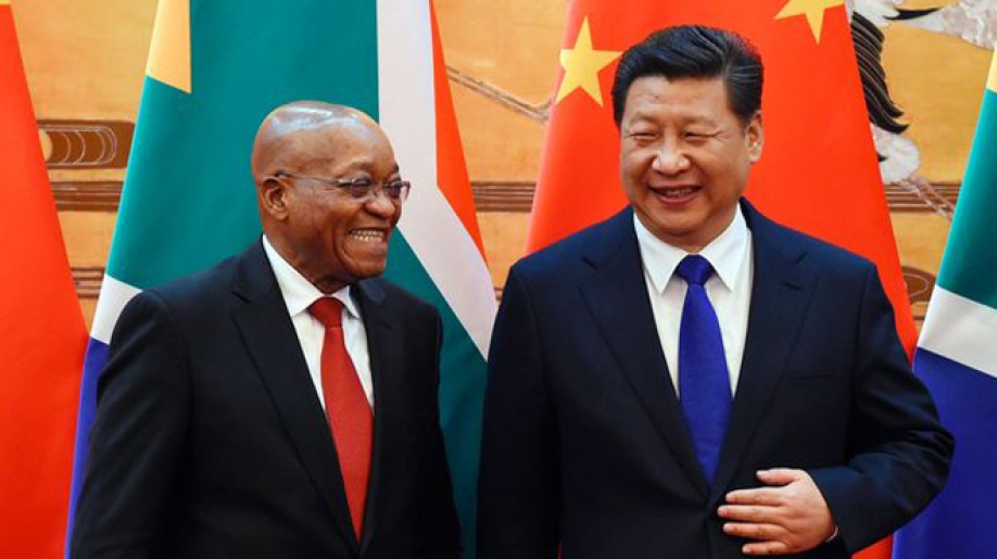 South African President Jacob Zuma and Chinese President Xi Jinping