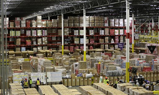 039;s fulfillment center in DuPont Wash. Analysts say today could be the biggest online shopping day ever with estimates that sales could top $3 billion.'Cyb