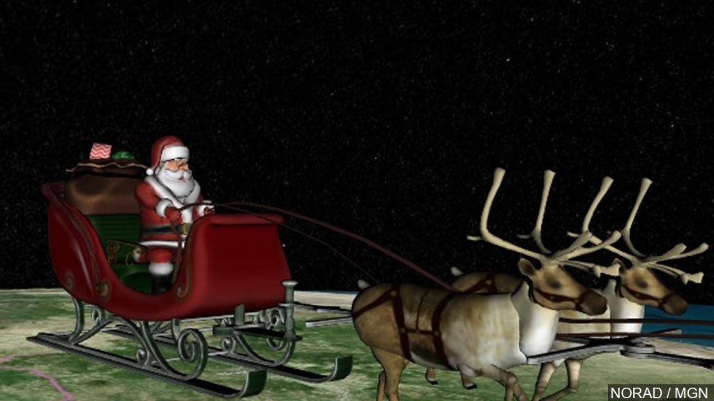 Santa tracker 2015: Where is Santa Claus on his Christmas Eve route? Russia is first stop