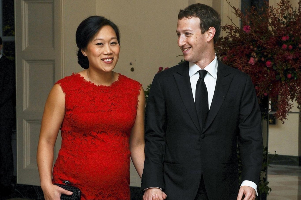 Prescilla Chan and Mark Zuckerberg