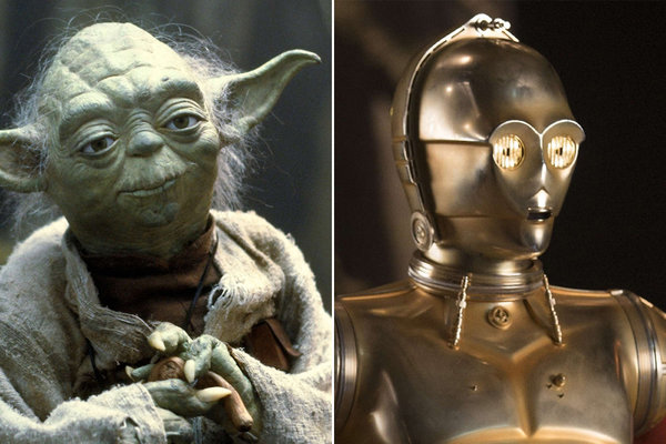 Yoda legendary Jedi Master and C-3PO