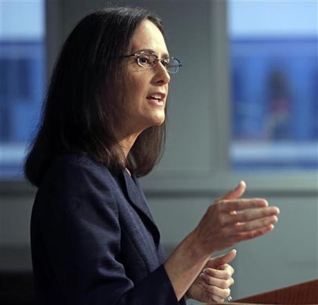 Illinois Attorney General Lisa Madigan speaks at a news conference in Chicago