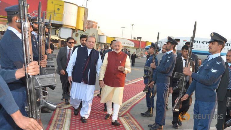 Modi heads to Pakistan in first visit by Indian PM in over decade