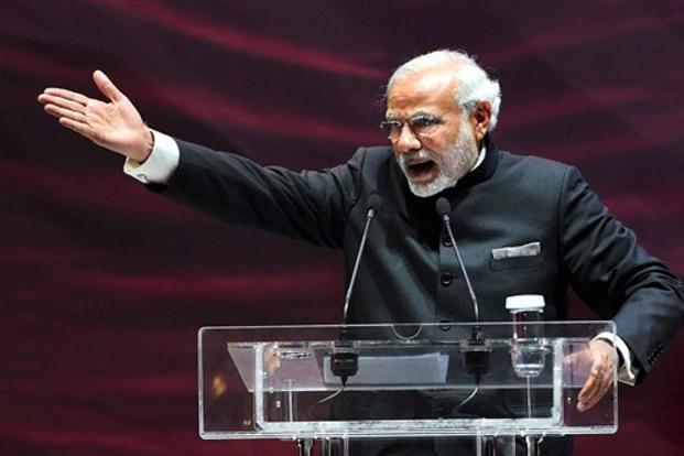 Prime Minister Narendra Modi addresses the ‘Friends of India’ event in Moscow on Thursday