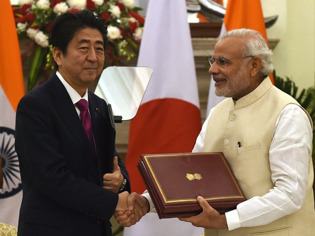 Japan and India agree bullet train, nuclear deals