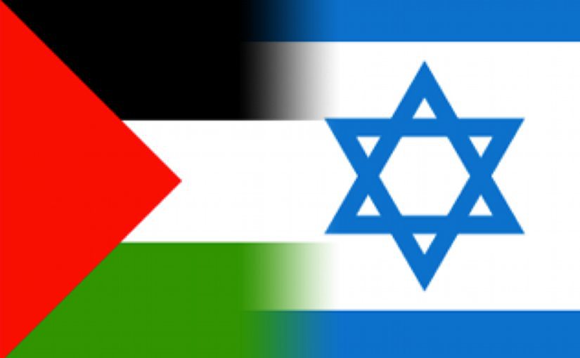 Israel and Palestine flags