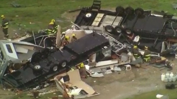 Dallas Texas tornado damage