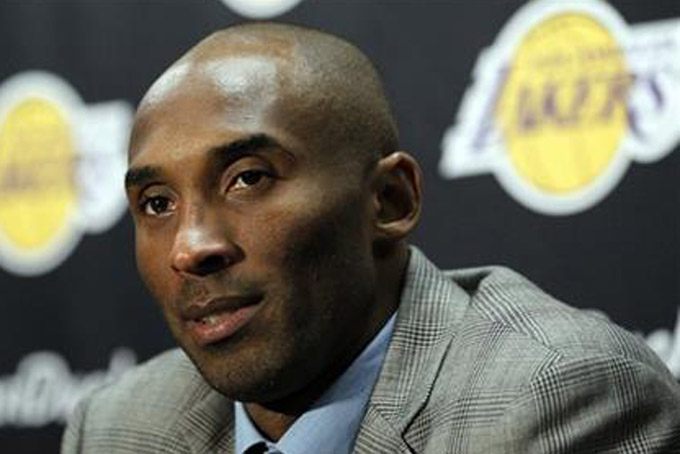 Los Angeles Lakers forward Kobe Bryant talks at news conference on why he decided to announce his retirement prior to an NBA basketball game against the Indiana Pacers in Los Angeles Sunday Nov. 29 2015. The Pacers won 107-103