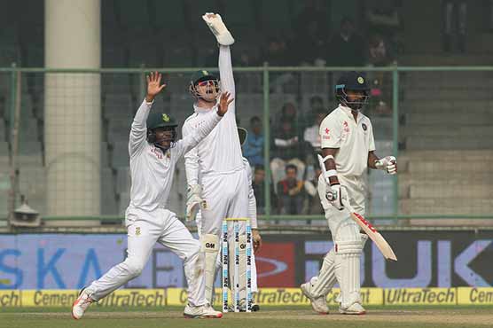 Leg-spinner Tahir struggled being whacked for a six by Pujara