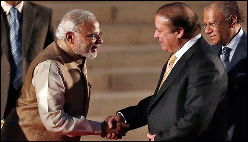 Modi looking forward to meeting Nawaz Sharif in Lahore today