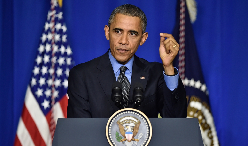 Obama speaks just prior to leaving the COP21 conference