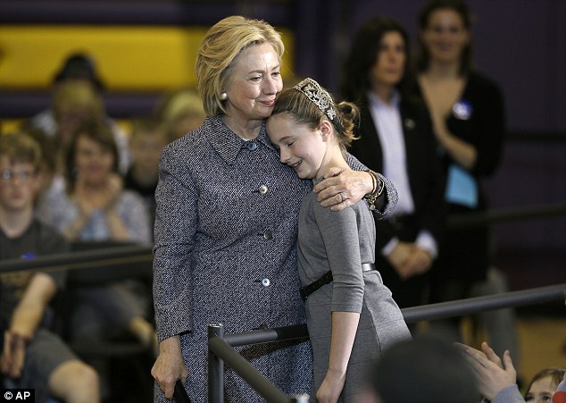 PLANTED? Donald Trump said Wednesday that a touching moment in Hillary Clinton's Iowa town hall was'staged