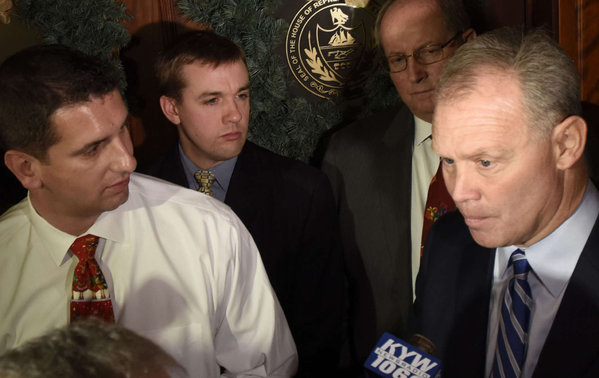 House GOP leaders Mike Turzai and Dave Reed