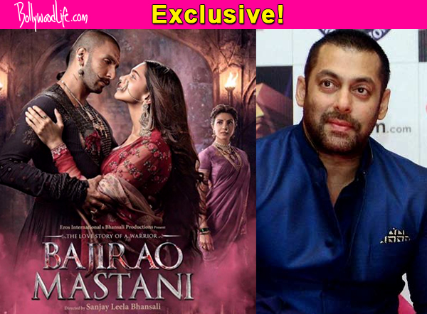 You heard it right Salman Khan was secretly a part of Bajirao Mastani