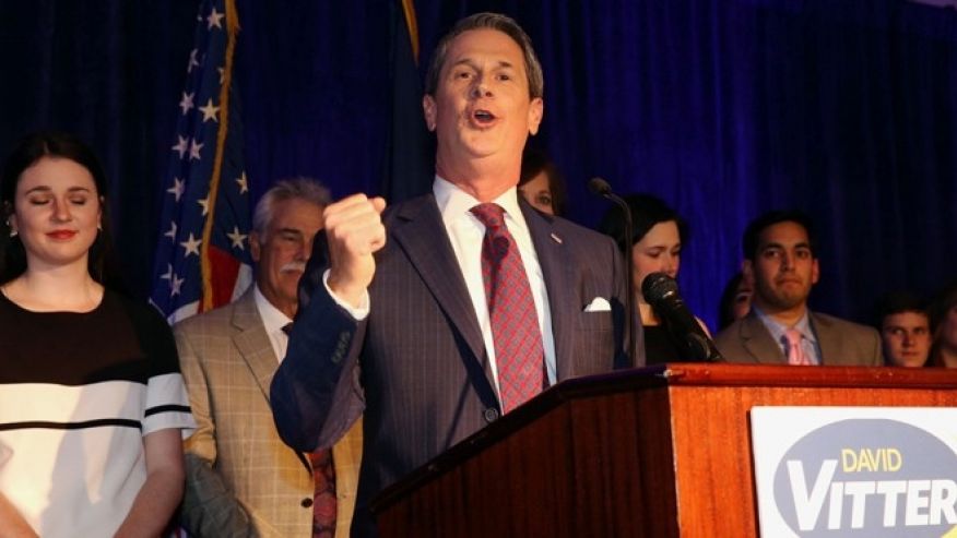 Saturday Nov. 21 2015 Louisiana gubernatorial candidate GOP Sen. David Vitter in Kenner La