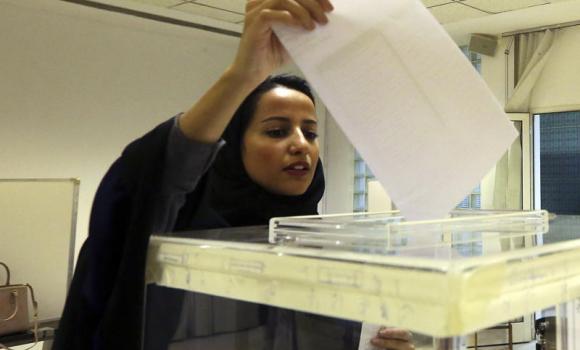 Saudi women vote for the first time in landmark poll – 'I voted for a man, but