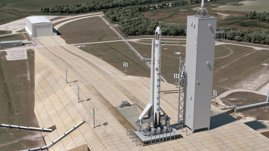 SpaceX will try to land its next Falcon 9 rocket on solid ground, NASA says