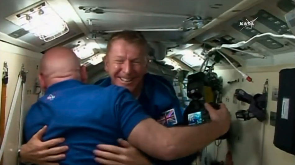 We love you- Tim Peake speaks to family from ISS