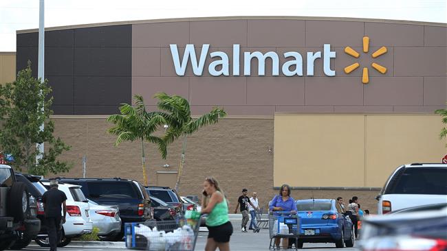 A Walmart store is seen