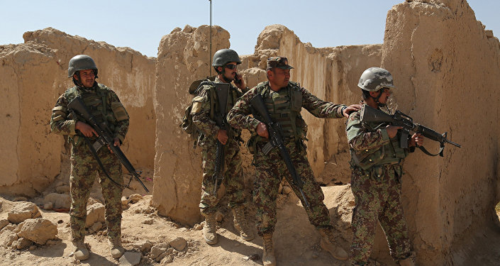 Afghanistan National Army soldiers