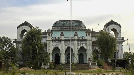 The ruins of the Royal Palace at Imphal Manipur in north-east India