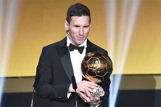 Barcelona star Lionel Messi won a record fifth FIFA Ballon d'Or award for the world's best player