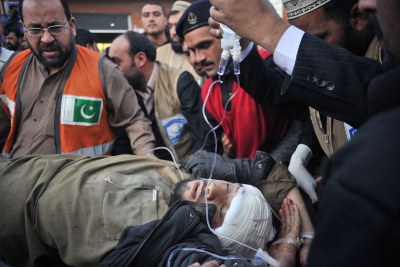 Pakistan suicide attack Mardan Peshawar