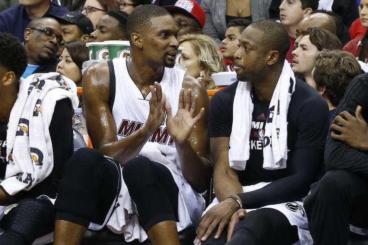 Chris Bosh and Dwyane Wade