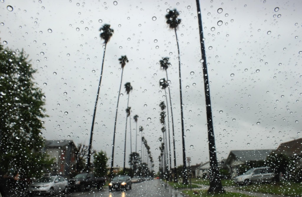 El Niño drenches California in rain. Image provided