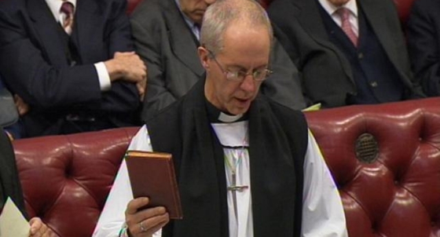 Archbishop of Canterbury Justin Welby has been slammed over the decision