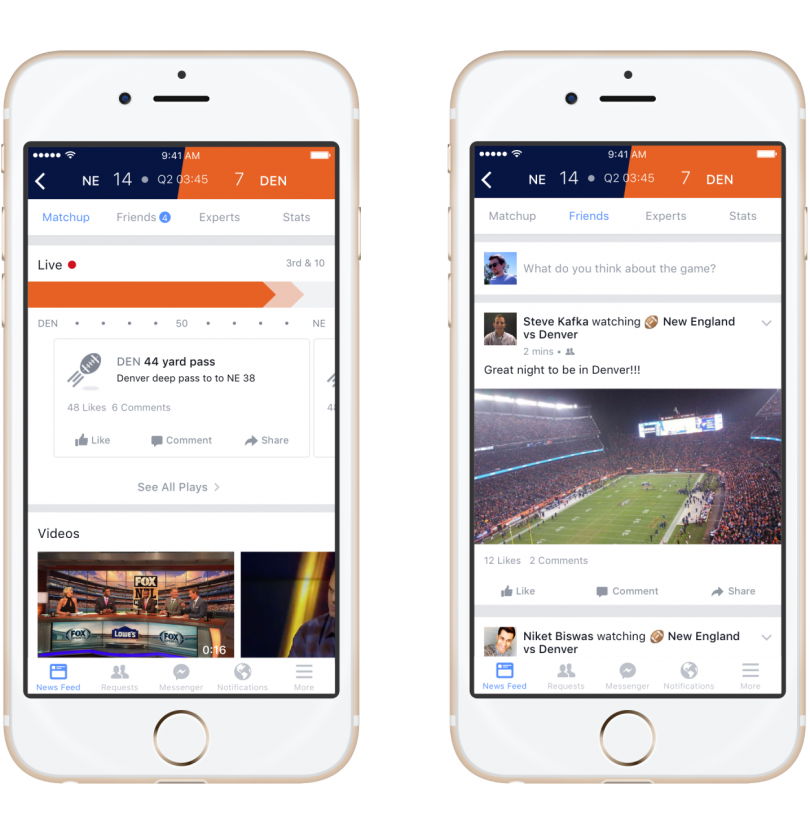 Facebook Sport Stadium Hub