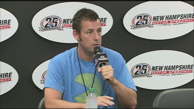 Adam Sandler serves as Grand Marshal for 5 Hour Energy 301