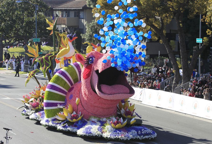 Disneyland's Float Highlights the 2016 Rose Parade