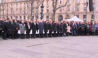 Thousands Gather For Charlie Hebdo Memorial